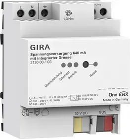 Sursă KNX Gira 640 mA cu Drossel - pentru Gira One și KNX