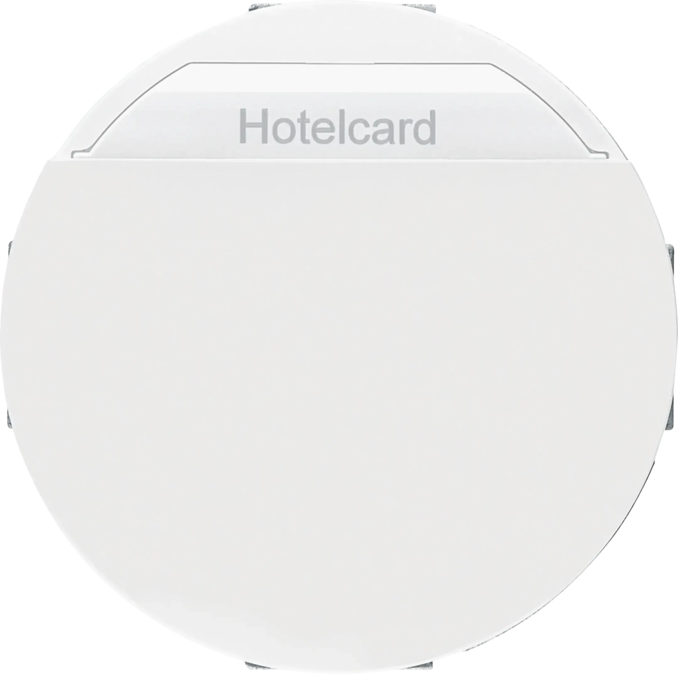 Releu comutator cu placa centrala pentru card hotel Berker, seria Glas R.Classic, negru lucios, 16402035