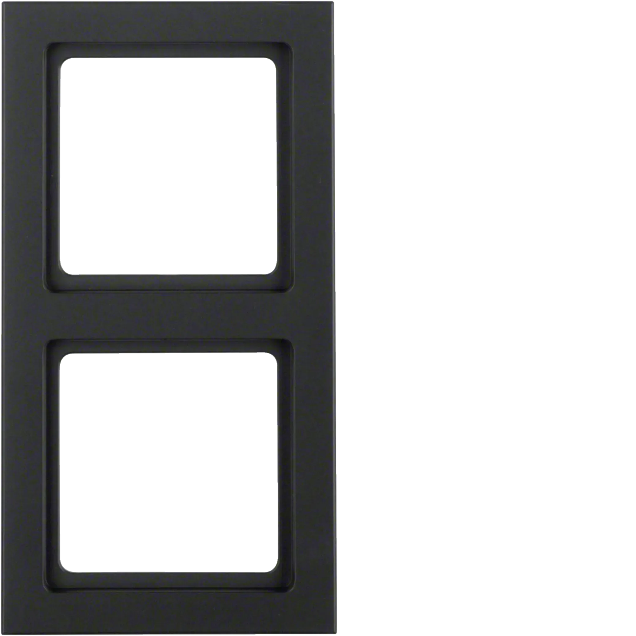 Rama Berker 2 module, seria Q.3, antracit mat 10126096