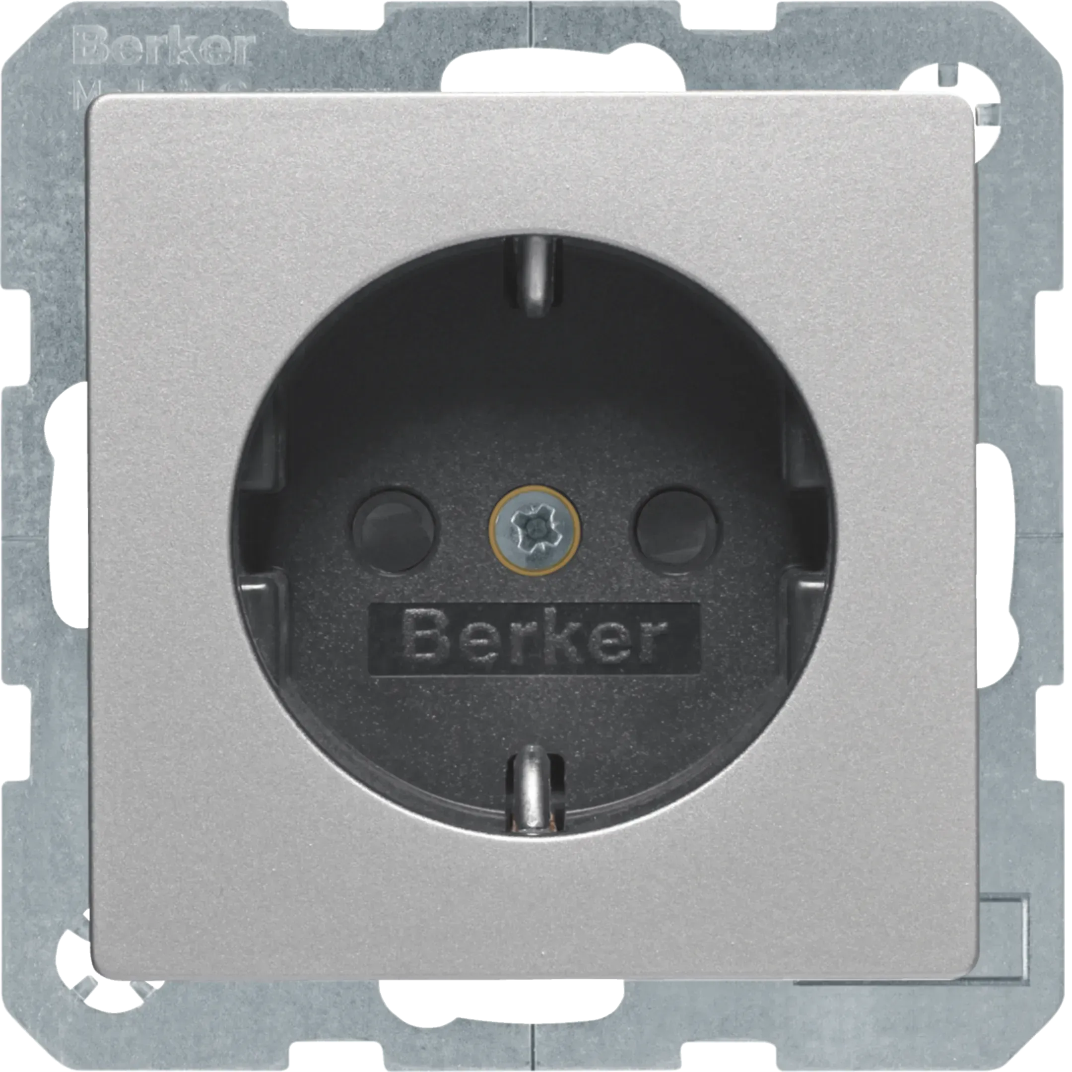 Priza Berker cu protectie sporita, seria Q.x, aluminiu mat, lacuit 47236084