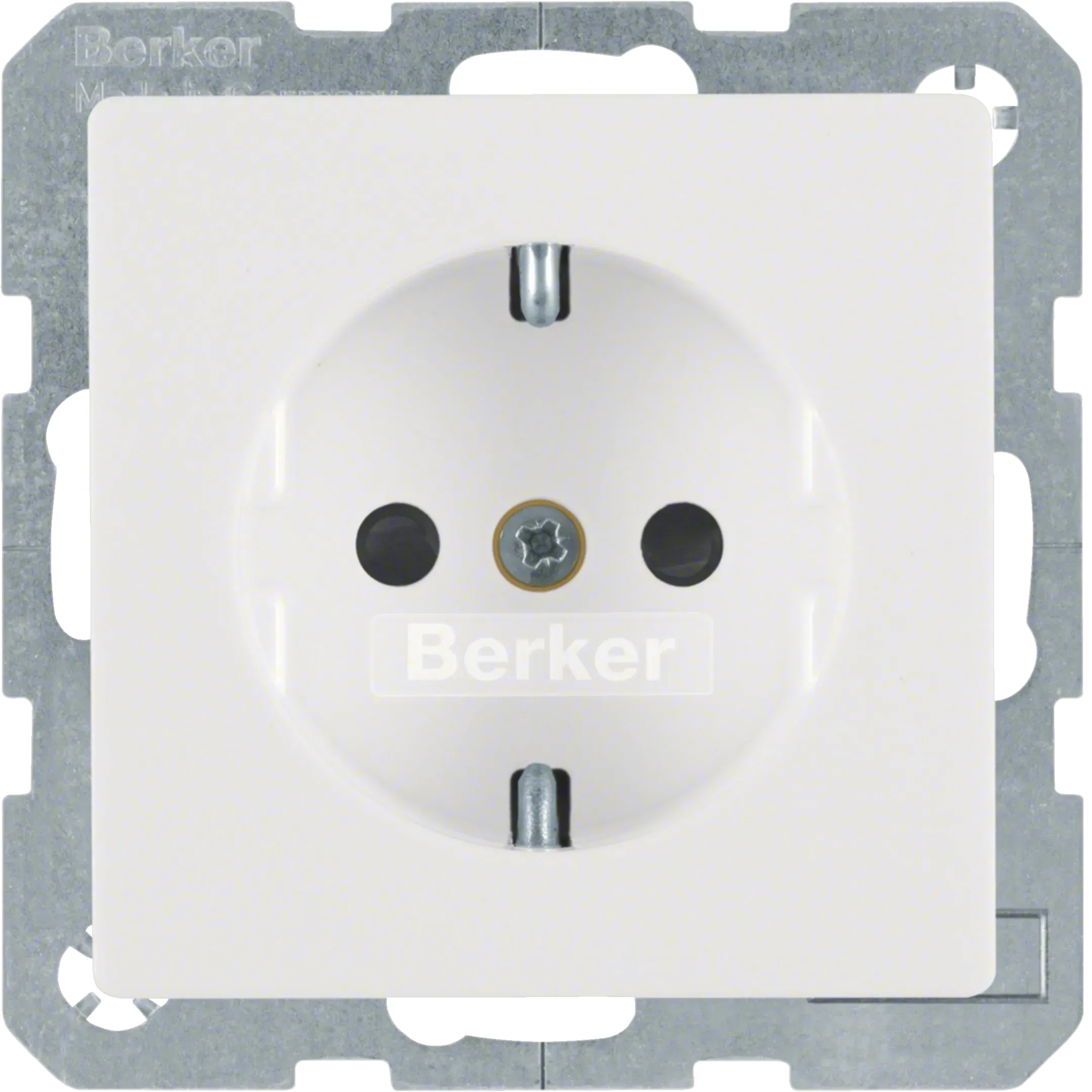 Priza Berker cu protectie sporita, seria Q.x, alb polar mat 41236089