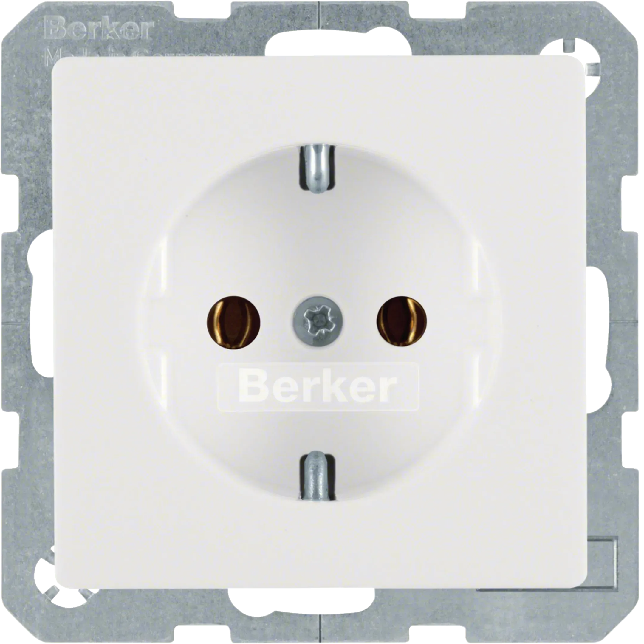 Priza Berker, seria Q.x, alb polar mat 41436089