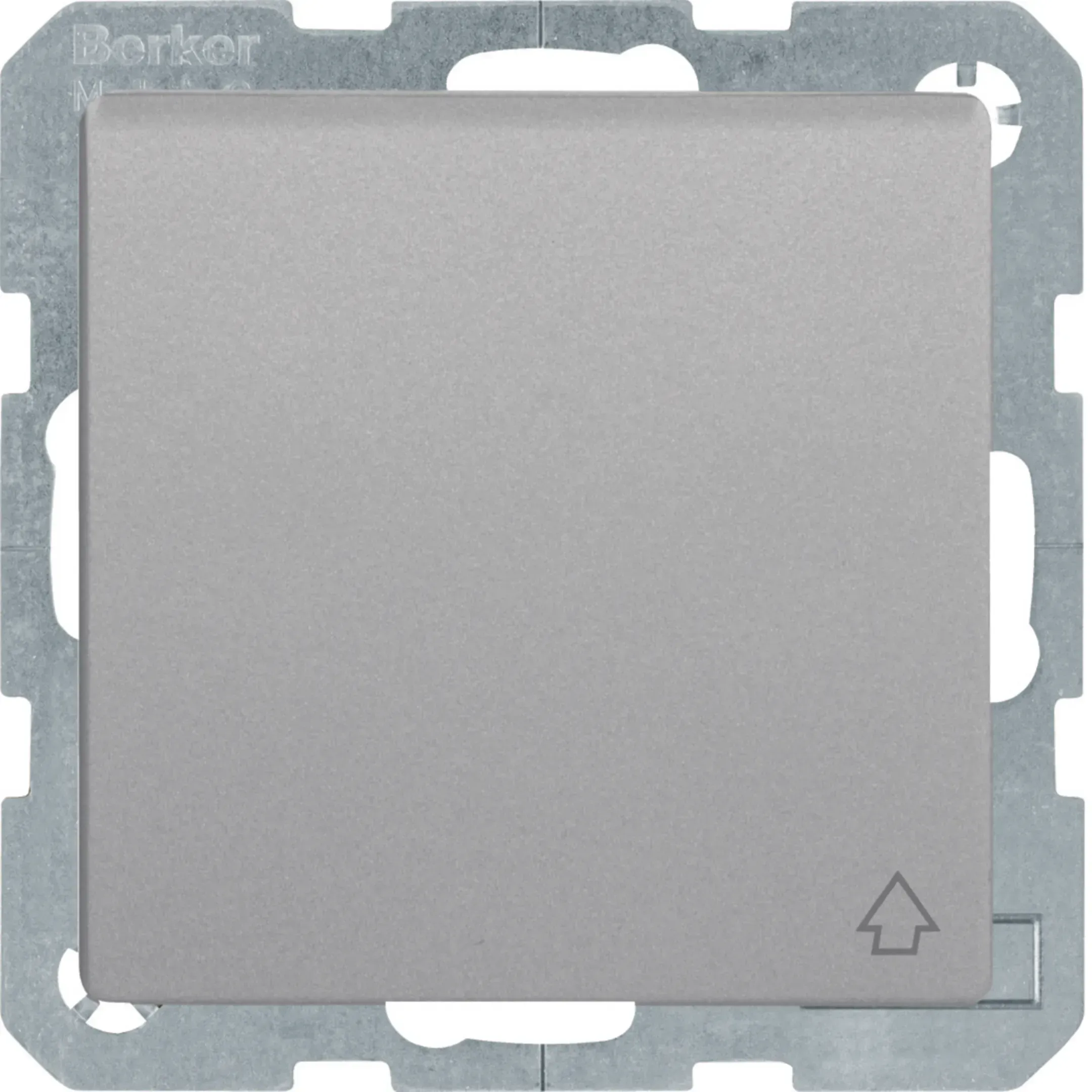 Priza Berker cu capac rabatabil seria Q.x aluminiu mat, lacuit 47516084