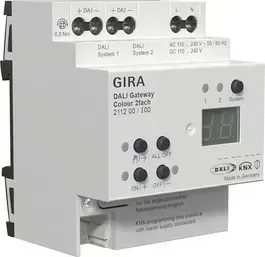 Interfata DALI Color, 2 gang pentru KNX