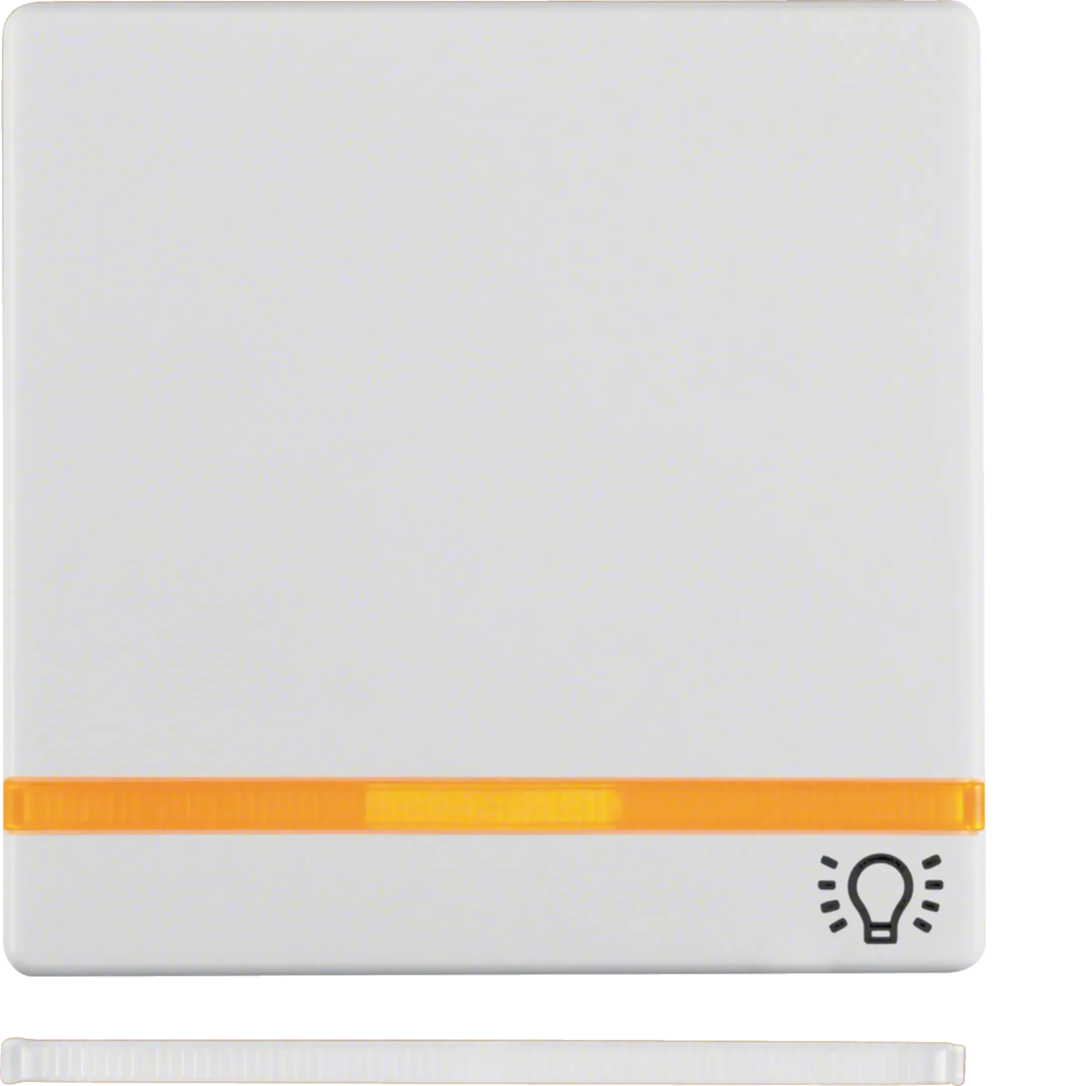 Capac Berker cu 2 lentile incluse si simbol lumina seria Q.x pol alb mat 16216079