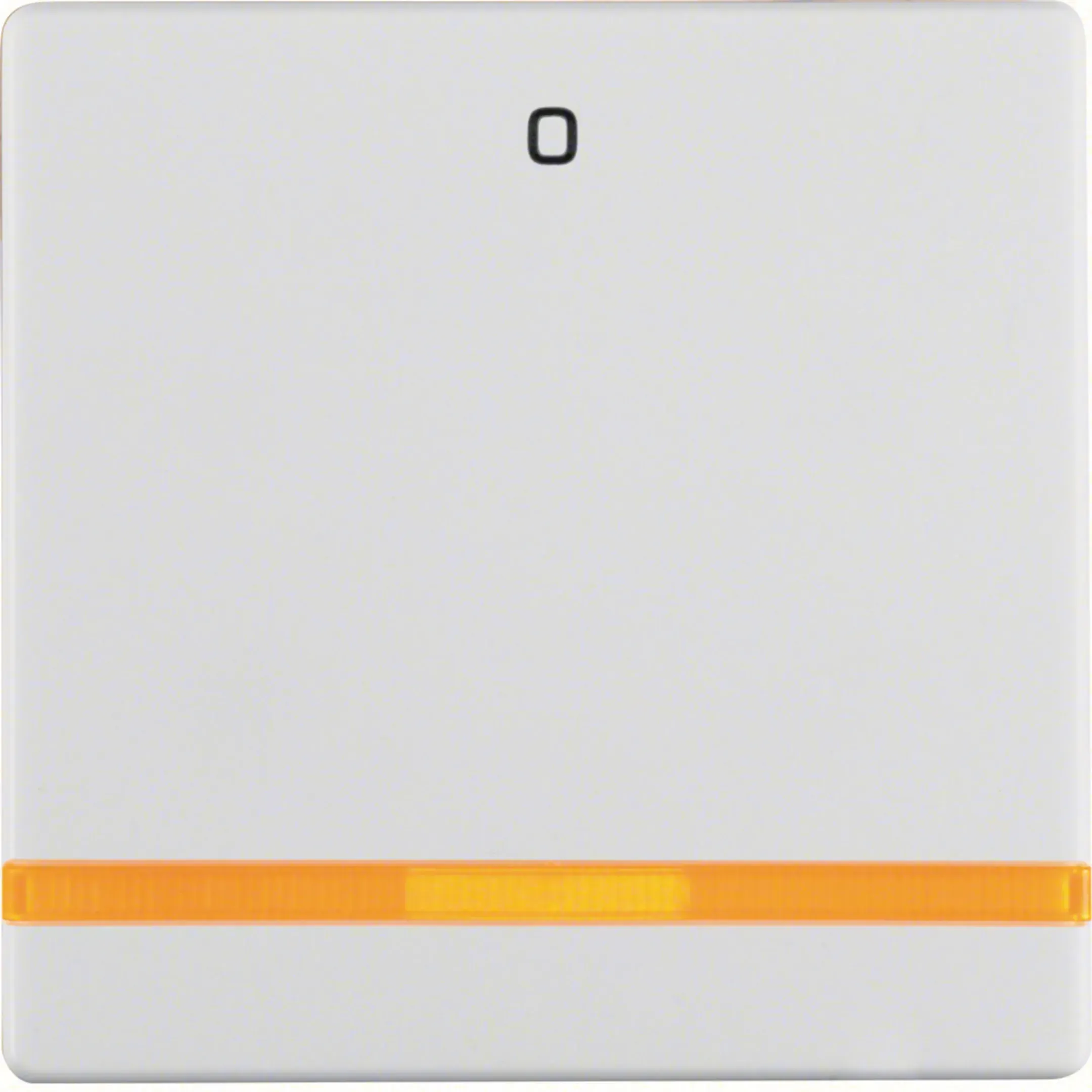 Capac Berker cu lentila portocalie si inscriptie '0' seria Q.x aluminiu mat, lacuit 16246084