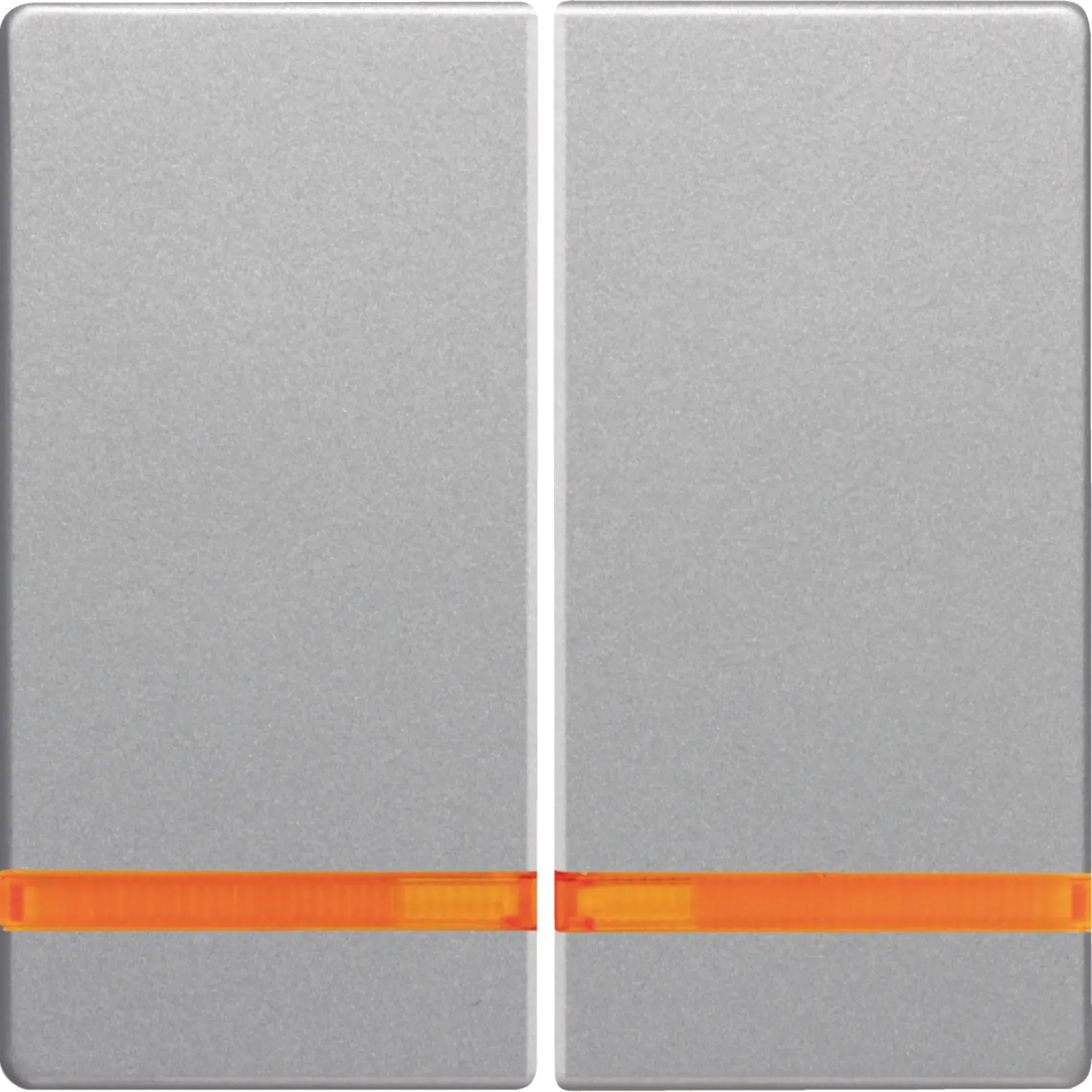 Capac dublu Berker cu lentila seria Q.x aluminiu mat, lacuit 16276084