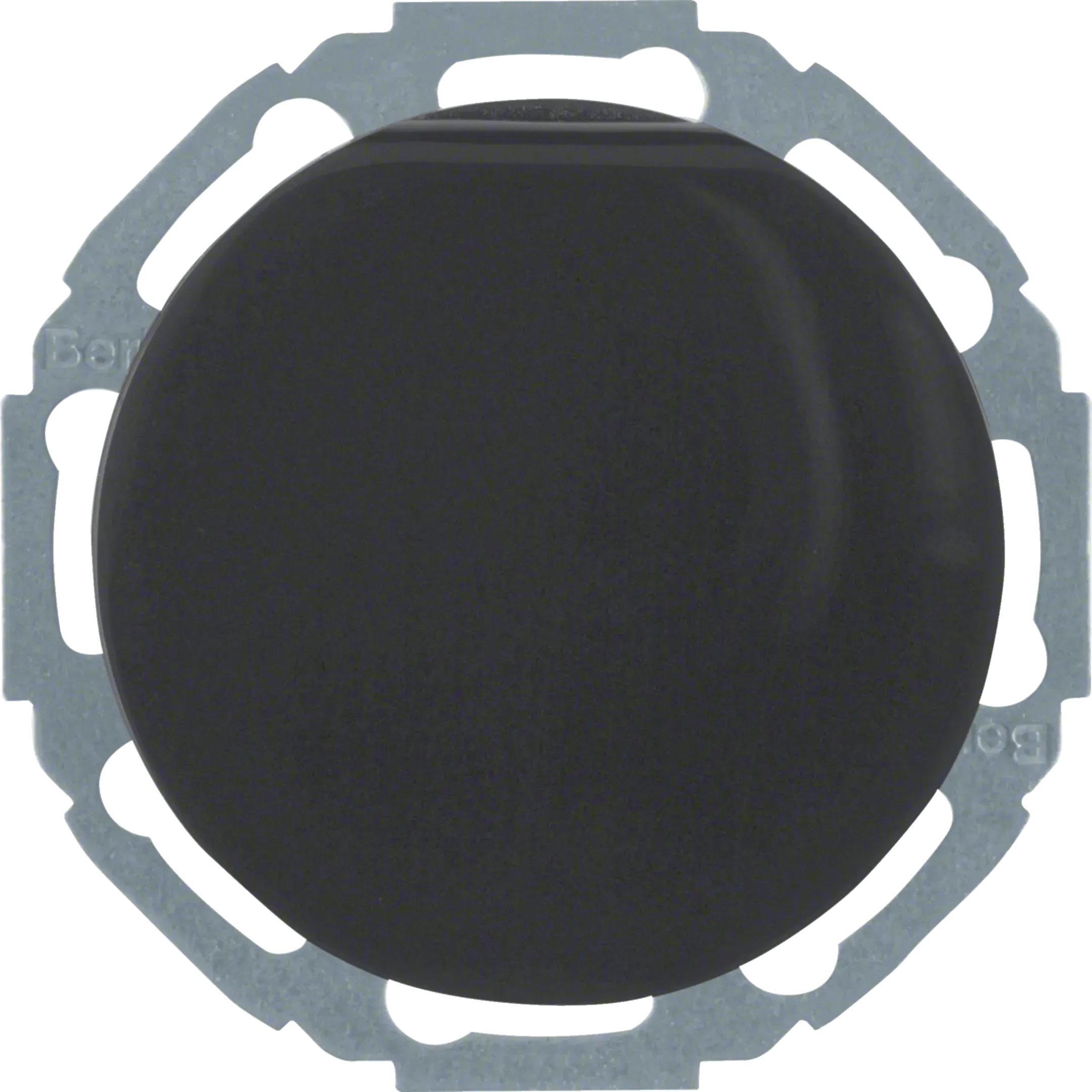 Priza Berker cu capac rabatabil si protectie sporita la atingere seria R.1/R.3 negru lucios 47512045