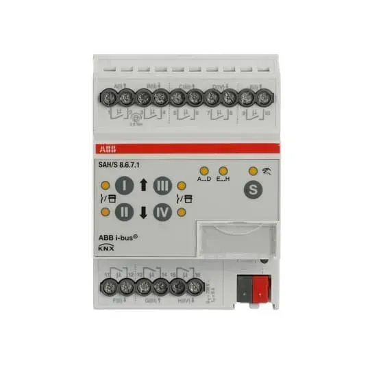Actuator On/Off 6A cu 8 canale ABB SAH/S8.6.7.1