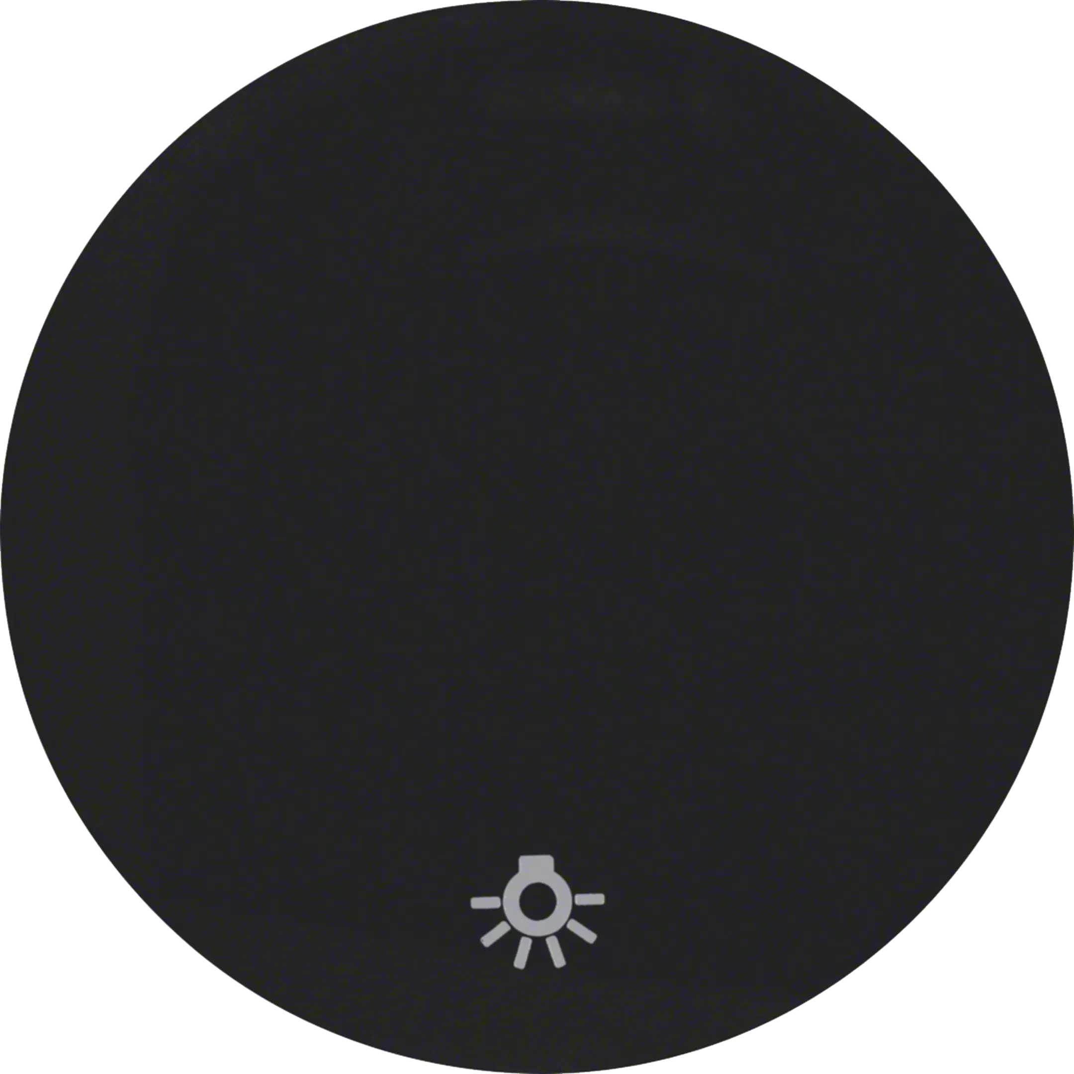 Capac Berker cu simbol lumina, seria R.1/R.3 negru lucios 16202035