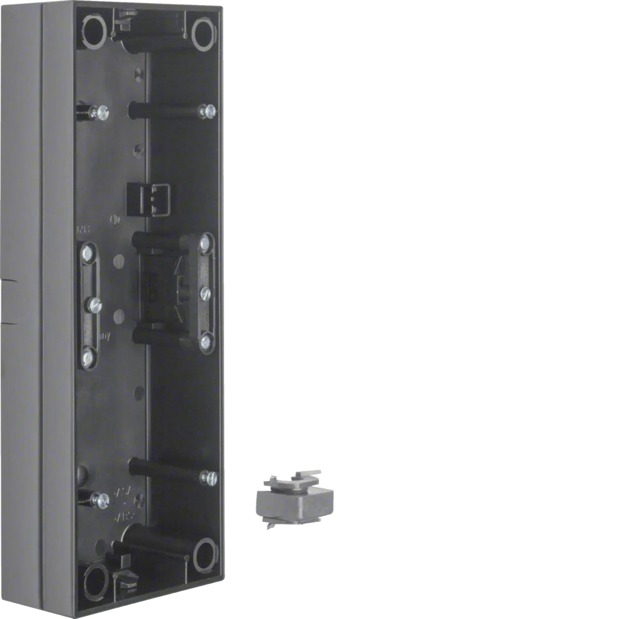 Carcasa suprapusa Berker 3 module, seria R.3 negru lucios 10438935