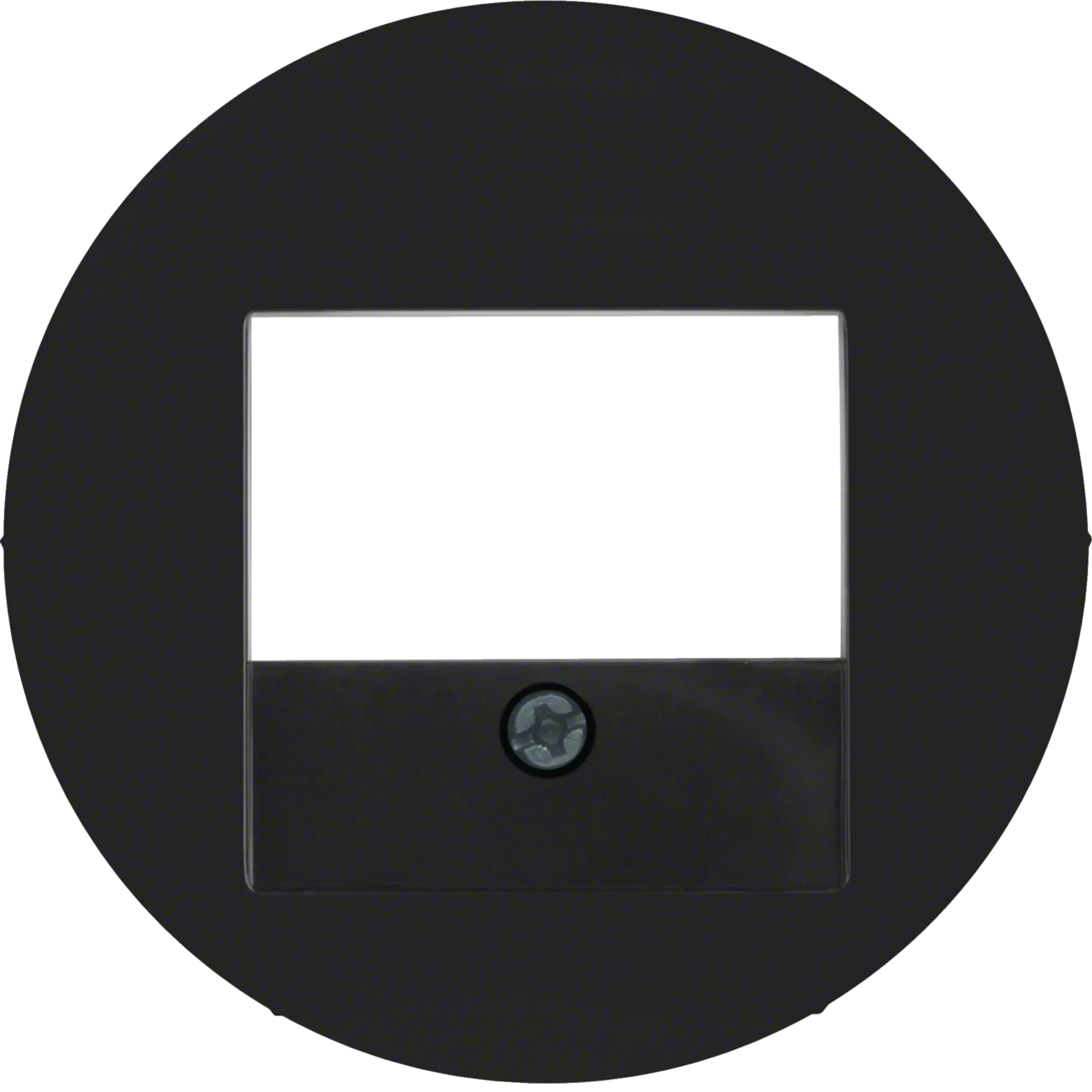 Capac central Berker cu decupaj TAE, compatibil cu R.1/R.3/R.Classic, negru lucios 10382045