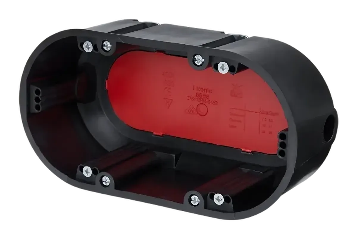 Doza dubla protectie la foc fara membrana Diam.74mm / Adancime 54mm BS118