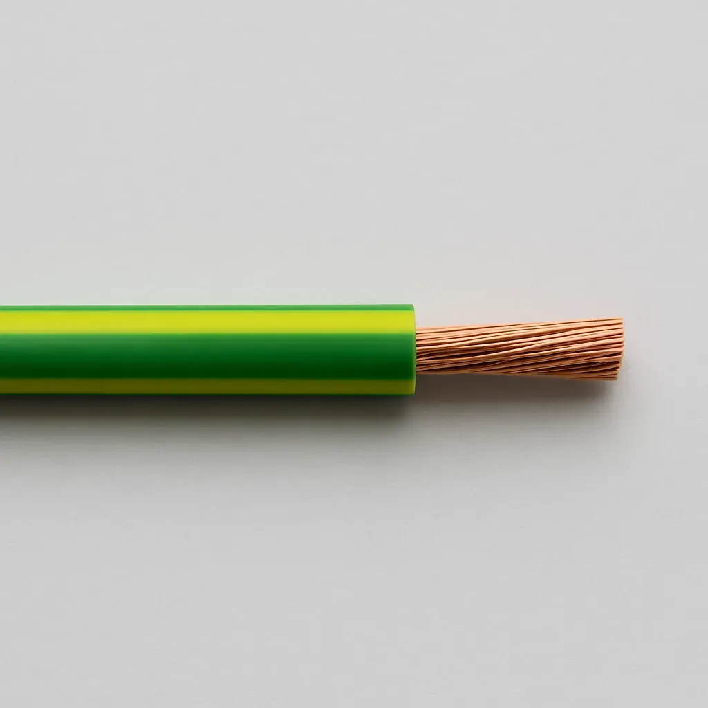 Conductor H07V-K 1x6 mm2 verde-galben HELUKABEL
