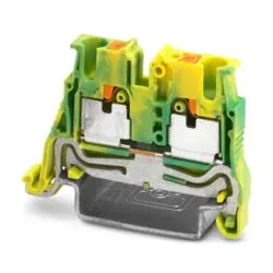 MPT 2,5-NS 35-PE – Clemă mini de protecție PE push-in, 800V, 24A, verde/galben -50buc