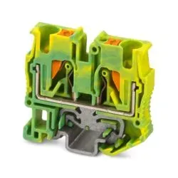 MPT 4-PE – Clemă mini de protecție PE push-in, 500V, 32A, verde/galben -50buc