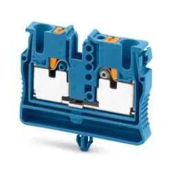 MPT 2,5-RZ BU – Clemă mini de trecere push-in, 800V, 24A, albastru, montaj cu clips -50buc