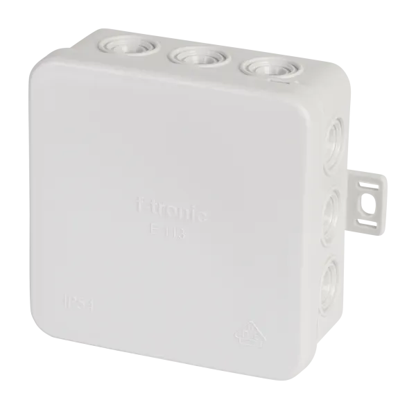 Doza aplicata de ramificatie gri F-tronic IP54 E113 85x85mm