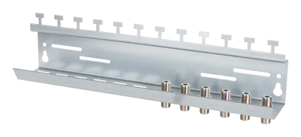 Patchpanel 6X Keystones + 6X TV  PATCH6+6