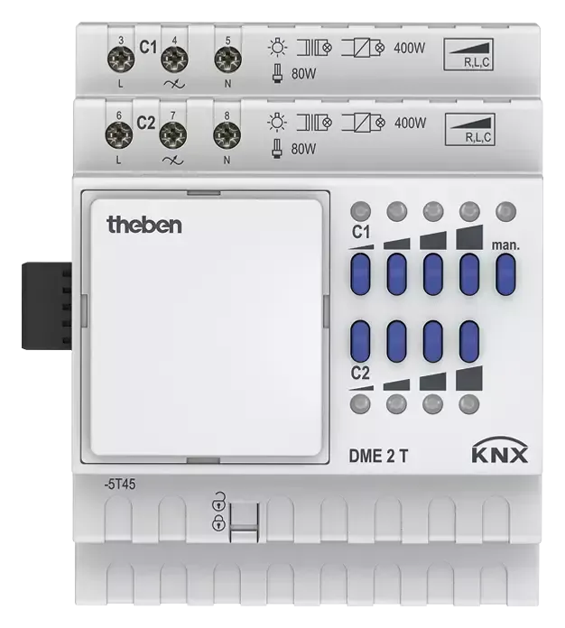 Actuator HVAC Theben DME 2 T KNX