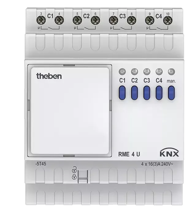 Actuator HVAC Theben RME 4 U KNX