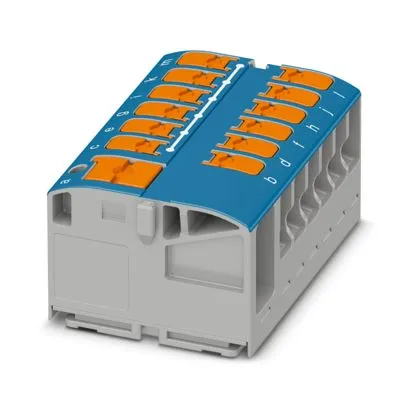Bloc de distributie PTVFIX 6/12X2,5 BU - albastru