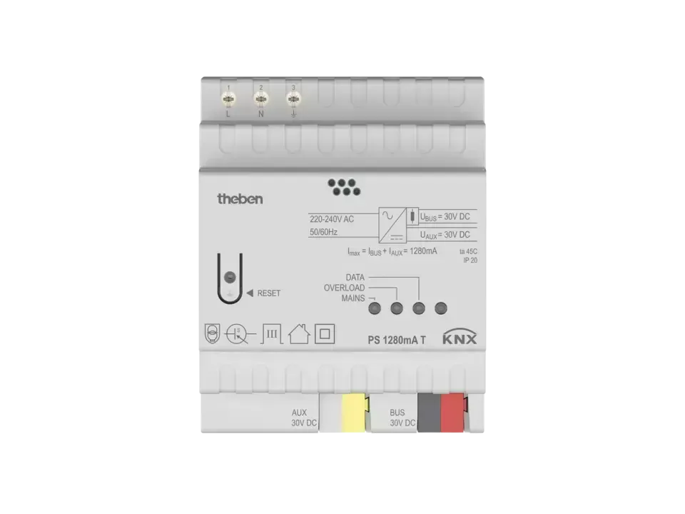 Actuator pentru tensiune de alimentare, PS 1280 mA T KNX