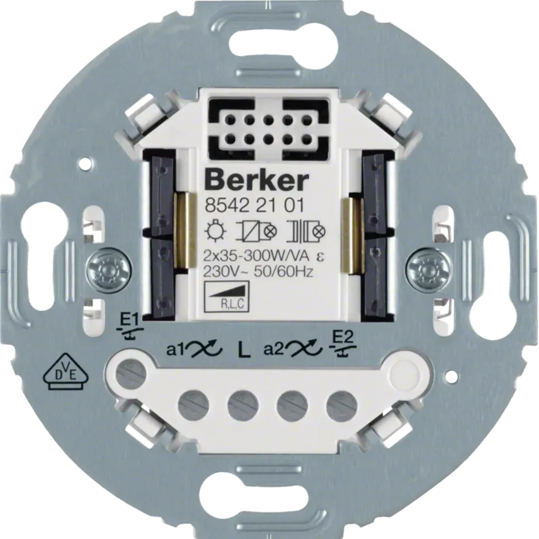 Dimmer tactil universal 2 canale 2-fire, Inel Suport Rotund, 85422101