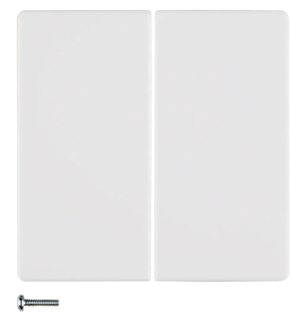 Buton radio KNX cu 2 canale, conexiune rapidă Q.x, polar alb, mat. 85146129