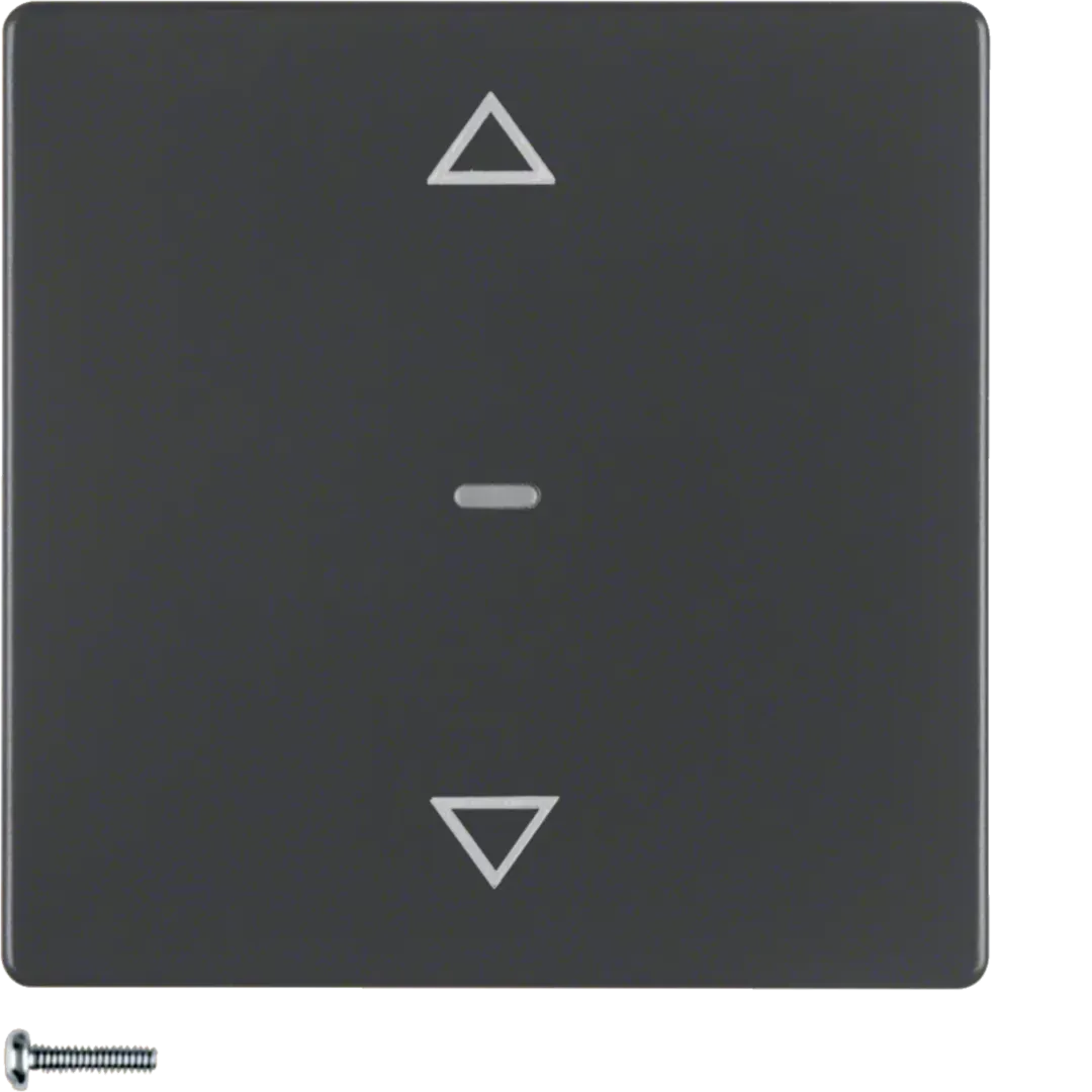 Buton KNX-Funk pentru jaluzele cu quicklink Q.x, antracit, cu aspect catifelat. 85245226
