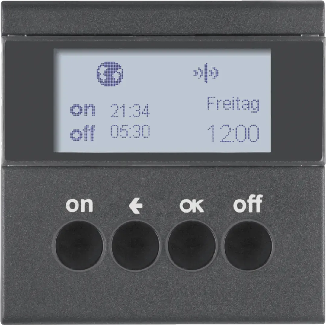 Ceas programabil KNX-Funk quicklink S.1/B.3/B.7 antracit, mat. 85745285