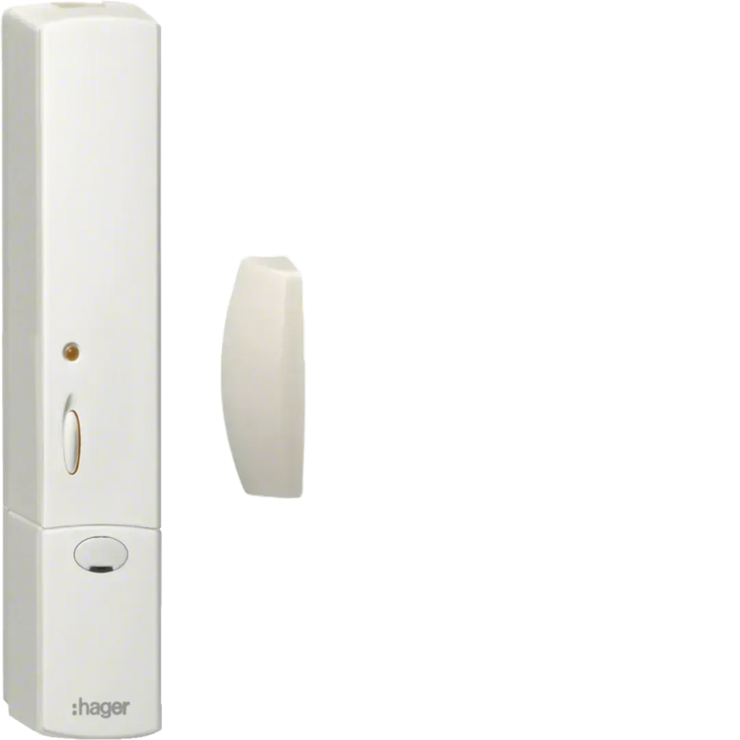 Contact radio pentru ferestre cu baterie, alb. TRC301B
