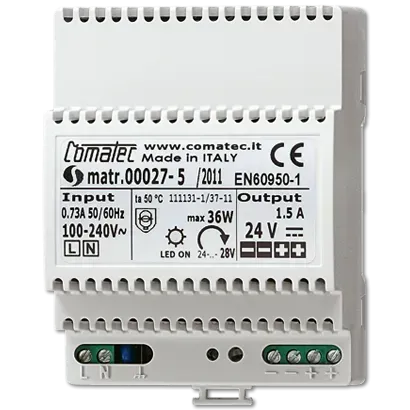 Sursă de alimentare, 24 V CC, dispozitiv de montare pe șină. NT 2415 REG VDC