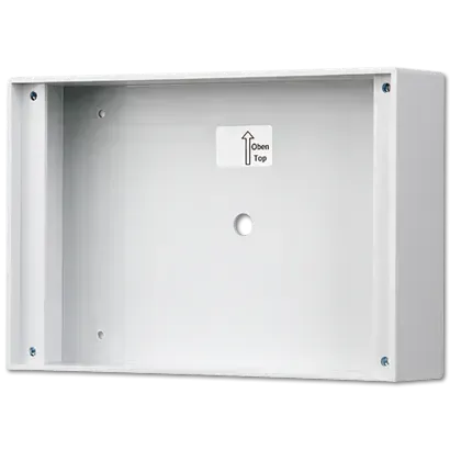 Carcasă montată pe suprafață 236 x 156 mm, din plastic, gri deschis. EBG 2424
