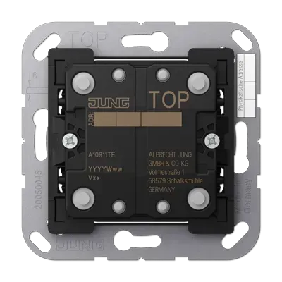Extensia butonului de comutare KNX cu o singură gaură, F10, în gama CD/LS.. LS CD 1091 1TE