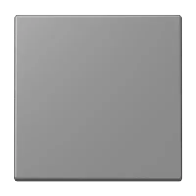 Placă cu un comutator tip rocker pentru un buton push-button, din aluminiu lacuit, din gama LS, culoare închisă. AL 101 D