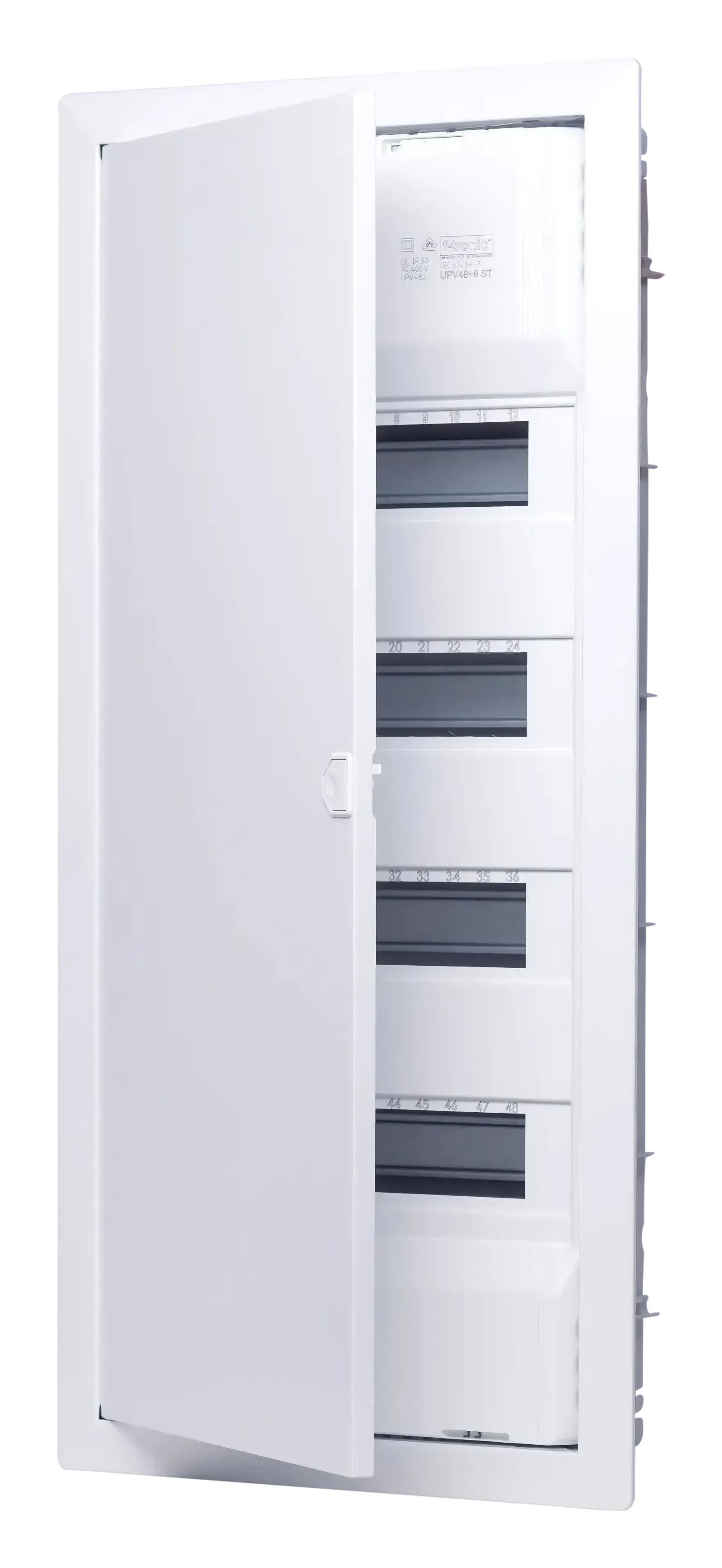 Tablou electric incastrat push-in 48 module F-tronic