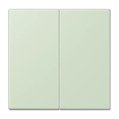  Comutatorul cu două ganguri pentru buton de apăsare cu două ganguri, lacuit duroplastic, gamă LS, în verde englez pal, are numărul 32042. LC 102 218