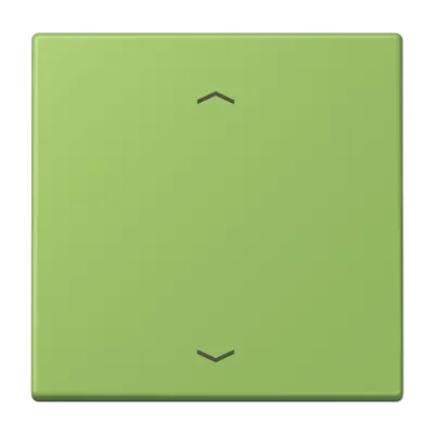 Comutator cu balansier 1 modul cu simboluri săgeată pentru buton de apăsare 1 modul, lacuit din duroplastic, gama LS, verde închis (32050). LC 101P 219