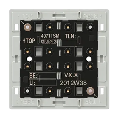 Modul standard de buton de apăsare, 1 gang, F40. 4071 TSM