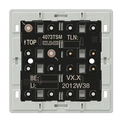 Modul standard de buton de apăsare, 3 ganguri, F40. 4073 TSM