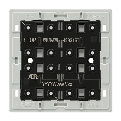 Modul universal de buton de apăsare, 2 ganguri, F40, securizat. 4292 1ST