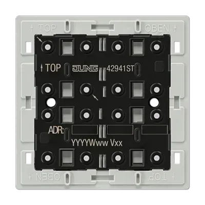 Modul universal de buton de apăsare, 4 ganguri, F40, securizat. 4294 1ST