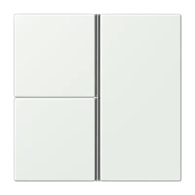 Capac kit 3-gang, nu, F40, gamă LS, outremer gri (32024). LC 403 TSA 210