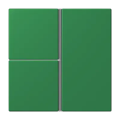 Capac kit 3-gang, nu, F40, gamă LS, verde închis (32050). LC 403 TSA 219