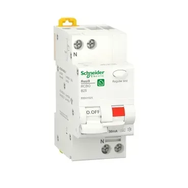 RCBO 2P B25 30mA Tip A Schneider