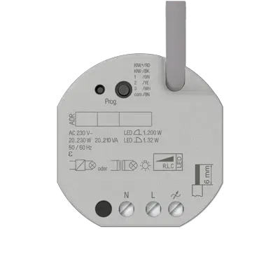 Actuator de dimare, 1 buton, Montaj încastrat, Securizat. 39001 1S U