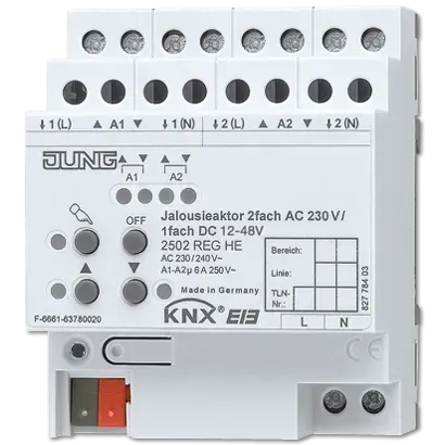 Actuator pentru jaluzele, 2 butoane AC 110-230 V, 1 buton DC 12-48 V. 2502 REGHE