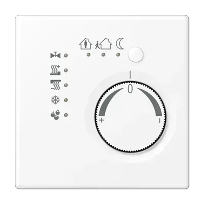 Controler de temperatură pentru cameră, gamă LS, alb mat. LS 2178 WWM