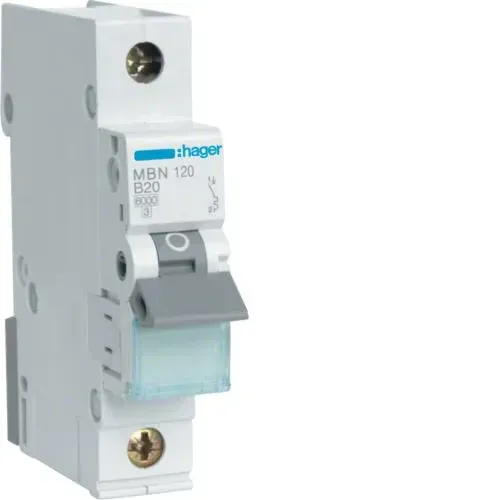 Siguranta automata monopolara 1P B20 Hager